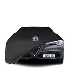Alfa Romeo Stelvio SUV INDOOR CAR COVER WİTH LOGO AND COLOR OPTIONS FABRİC