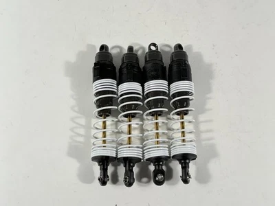 4 задних б/у алюминиевых амортизатора большого диаметра Traxxas для гусеничных вездеходов Axial 1:10 - Изображение 1 из 4