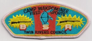 CSP - TWIN RIVERS COUNCIL - SA-184 - CAMP WAKPOMINEE - 300 MADE - BV $35-$40 - Bild 1 von 1