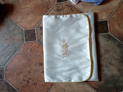 Vintage Victoria's Secret White Gold Label Satin Lingerie Bag +2 Vintage Clothes - Image 1 of 4