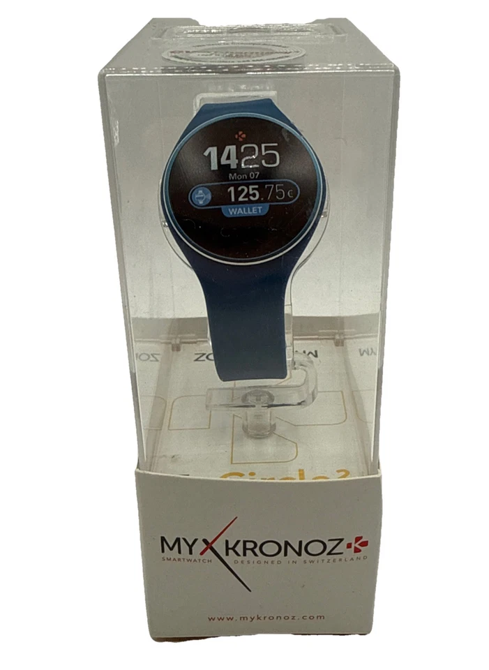 Reloj inteligente zecircle 2 MyKronoz, rastreador de actividad con NFC pago sin contacto Foto 1 de 4