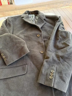 Marks $ Spencer Men’s Top Coat Large Charcoal ￼ - Image 1 of 4