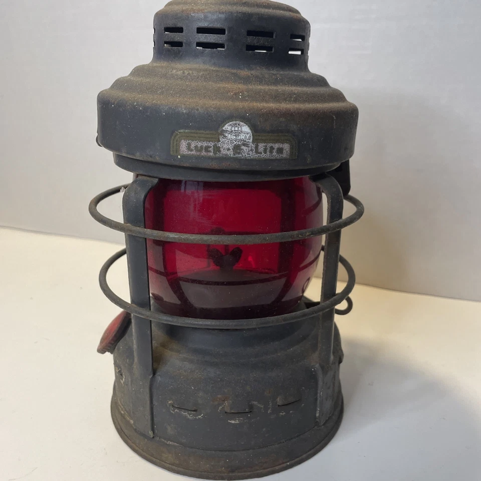 Linterna de montaje lateral Luck-E-Lite No.25 Red Globe No.10-R Foto 1 de 4