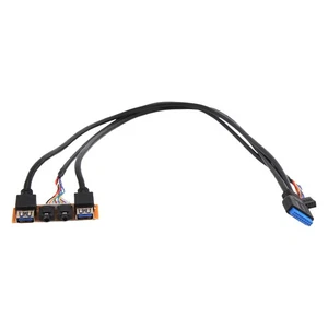 60 Cm Front GehäUse USB3.0 + USB3.0 +  Audio Buchsen AnschlüSse E / ein Pla7370 - Afbeelding 1 van 7