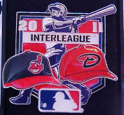 INDIANS DIAMONDBACKS 2011 Interleague Custom LE Pin  - Image 1 of 1