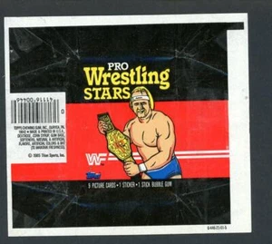 1986 Topps Pro Wrestling Stars Wrapper - Bild 1 von 2