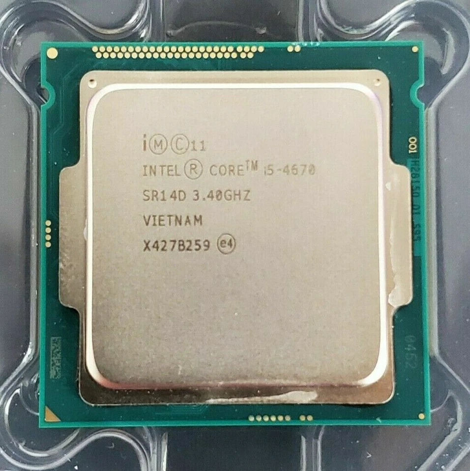 Lote de 3 Procesadores CPU Intel Core i5-4670 SR14D 3.40Ghz LGA1150 Foto 1 de 1