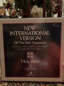 New International Version of the New Testament Holy Bible 12 Cassettes Zondervan