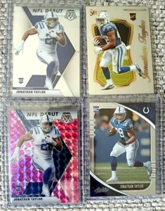 LOT 4 Indianapolis Colts Jonathan Taylor RC, Mosaic & Prizm 276, Select SCR-16 - Bild 1 von 4