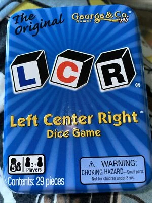 George and Company 00106 Left Center Right Dice Game - Image 1 of 2