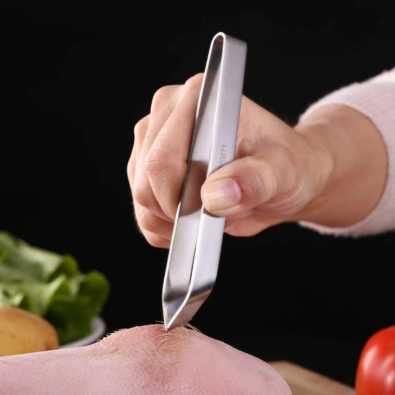 Edelstahl Grätenpinzette Fischpinzette Feather Grätenzange Fischgräten Pinzette - Bild 1 von 4