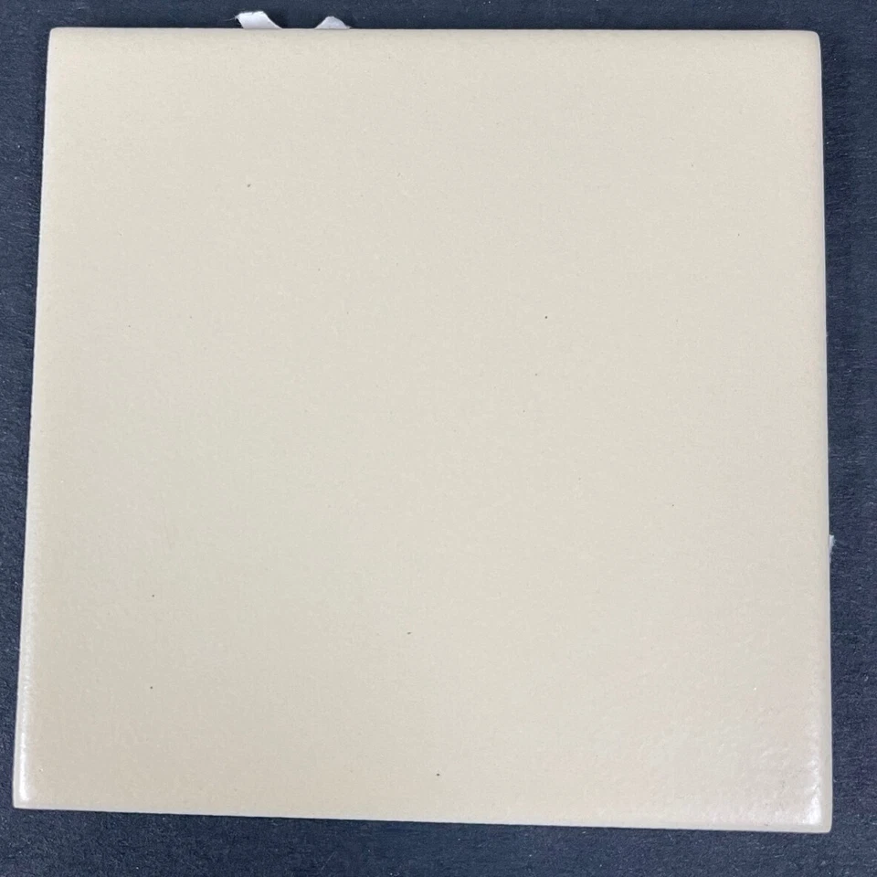 3 7/8" x 3 7/8" Tile Banana Cream Matte Mosaic Wall Remodel  Ceramic C#642 1 Pc - Image 1 of 1