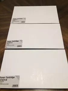 Toner Cartridge 3 Pack LST407S Magenta Cyan and Yellow - Picture 1 of 7