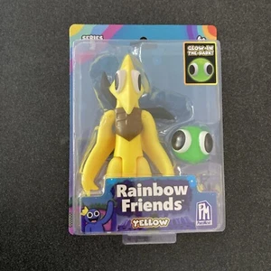 RAINBOW FRIENDS YELLOW SERIES 2 GLOW IN THE DARK 5" FIGURE **NEW** - Picture 1 of 9