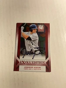 Tampa Bay Rays JOHNNY FIELD Signed Card - Picture 1 of 1