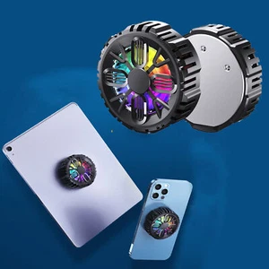 For iPhone iPad Gaming Magnetic Semiconductor Tablet Cooler Cooling Fan Radiator - Photo 1 sur 11