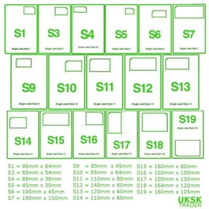 A4 Integrated Labels Amazon Ebay Sticky Address Peel Off Invoice All Sizes UK - Picture 1 of 1