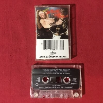 Ted Nugent – Great Gonzos! - The Best Of Ted Nugent  *1981Cassette:Epic PET37667 - Image 1 of 3