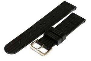 Divers 22mm Waffle vintage style strap for Seiko 6306/6309/7S26/7002 watches - Imagen 1 de 3