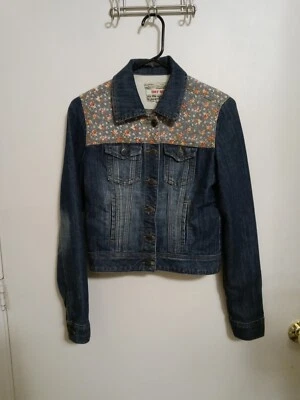 Chaqueta vaquera HOT KISS junior para mujer talla pequeña floral Foto 1 de 4