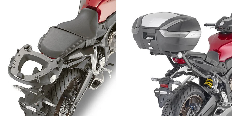 Portaequipajes trasero GIVI para Honda CB 650 R 2021-2023 (1185FZ) Foto 1 de 1