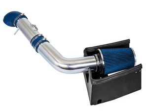 Kit de inducción de admisión de aire frío AZUL + protector térmico Ford 05-08 Ford F150 5,4 L V8 - Imagen 1 de 7