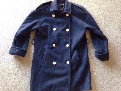 Abrigo Donnybrook ~ Verdadero Vintage ~ Chaquetón de Lana Hecho en Unión TALLA 16 Para Mujer Pesado Foto 1 de 4