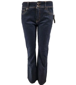 J.C. Penney JCP Jeans Bootcut Womens Size 31/12 Dark Wash Blue - Picture 1 of 14