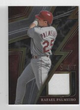 2023 Panini Select Sparks Material Rafael Palmeiro Used Jersey Texas Rangers