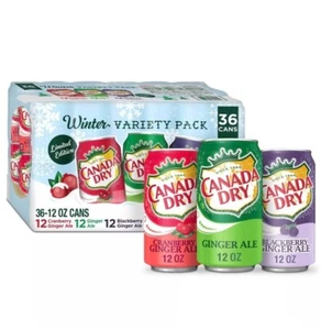 Canada Dry Winter Variety Pack, 12 Onzas Líquidas (Pack de 36) - Imagen 1 de 5