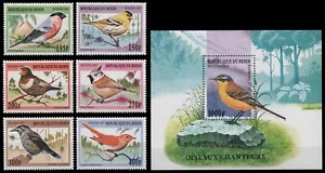 Benin 1997 - Mi-Nr. 957-962 & Block 31 ** - MNH - Vögel / Birds - Bild 1 von 1