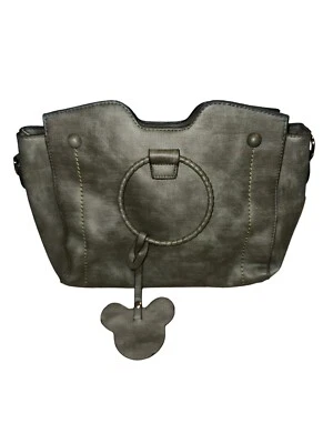 Cartera de cuero vegano verde oscuro inspirada en Disney Mickey Mouse nueva nunca llevada Foto 1 de 4