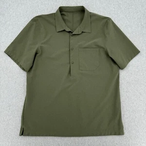 Lululemon Shirt Herren XXL olivgrün Outdoor Performance Activewear Golf Polo - Bild 1 von 8