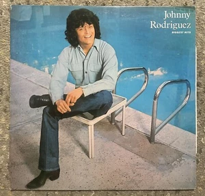 Johnny Rodriguez Biggest Hits 10 Track Vinyl LP - Picture 1 of 2