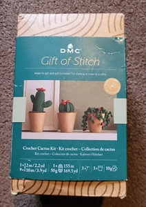 D.M.C. Gift of Stitch CROCHET CACTUS KIT - Picture 1 of 9