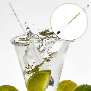 2 Set Alcolmetro Succo d'Uva per Vinificazione Alcometro Liquori - Foto 1 di 12