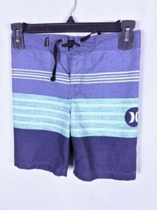 Hurley University Blue Heather Boys Board Shorts Size 6 drawstring closure - Picture 1 of 5