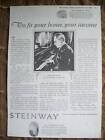 1925 Antique Steinway Piano Josef Hofmann Ad