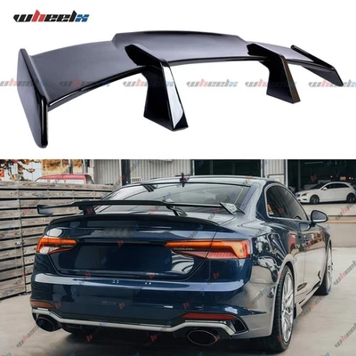 For Audi A3 S3 RS3 A4 S4 A5 A6 Gloss PRO GT Style 58" Rear Trunk Spoiler Wing — 第 1/4 张图片