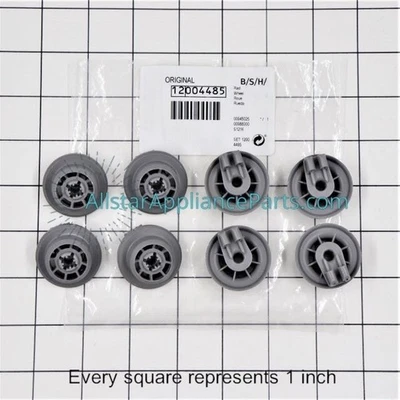 Bosch Dishwasher Dishrack Roller 12004485 (pack of 8) - Image 1 of 4