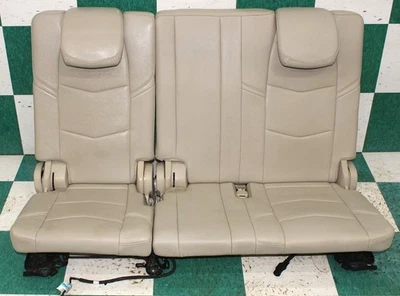 Banco Escalade Shale Bronceado Cuero Perf 15-20 Tercera Fila Asientos Traseros Divididos Foto 1 de 4