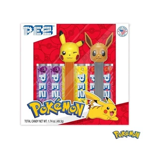 Pez Pokémon Pikachu Winking & Eevee Candy & Dispensers Gift Set - New, Sealed - Picture 1 of 3