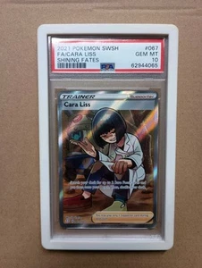 2021 POKEMON SWSH SHINING FATES #067 FA/CARA LISS PSA 10 - Picture 1 of 2