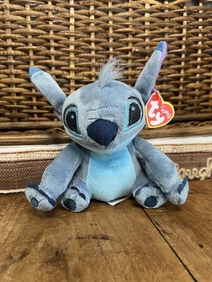 Peluche Ty Beanie Sparkles Disney Stitch 6" con etiqueta 2023 Foto 1 de 4