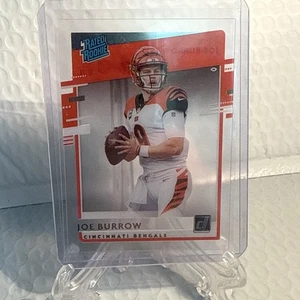 2020 Panini Chronicles - Clearly Donruss Rated Rookie Joe Burrow #RR-JB (RC) - Picture 1 of 6