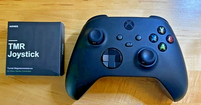 Xbox controller (black) with upgraded TMR joystick - No drift - Image 1 of 4