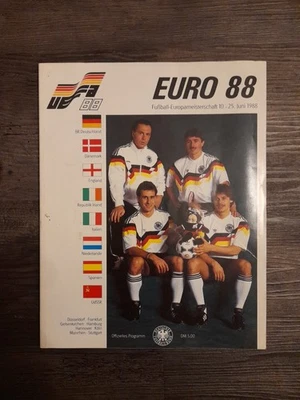 Uefa 88 EURO 88  OFFIZIELLES PROGRAMM - Bild 1 von 4