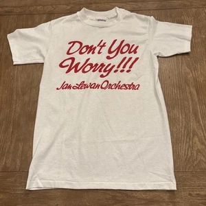 JAN LEWAN ORCHESTRA-DON'T YOU WORRY-POLKA KING-VINTAGE 1980s T-SHIRT Size S - Picture 1 of 6