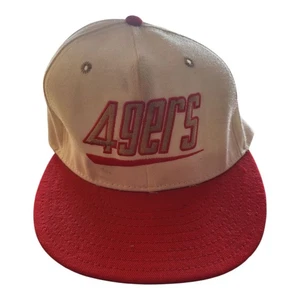 Vintage San Francisco 49ers Hat fitted Annco NFL Double Logo New With Tags - Picture 1 of 3