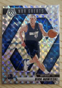 Dirk Nowitzki 2024-25 Mosaic NBA Greats #295 Silver Mosaic Dallas Mavericks - Picture 1 of 3